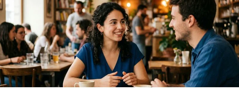 dos personas hablando generando autoestima
